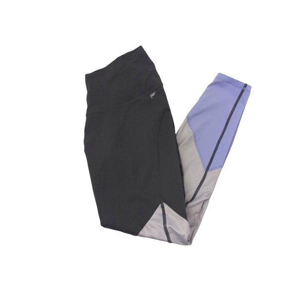 Fabletics Powerhold High Waist Leggings Womens XS Gray Purple Athletic Workout - Picture 2 of 11